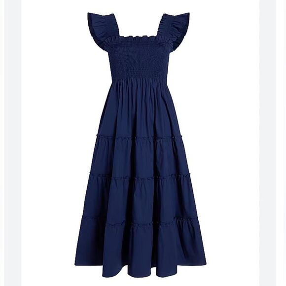 Hill House Dresses & Skirts - HILL HOUSE HOME The Ellie Cotton Nap Dress Navy Blue Cotton Size Small